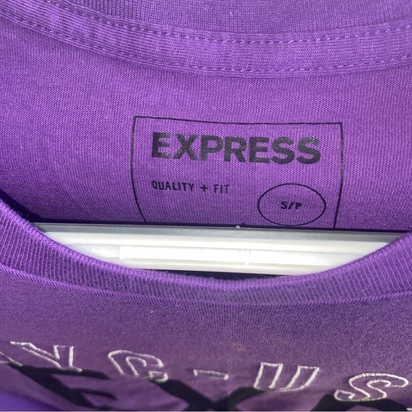 Express Purple Tee - Picture 4 of 4